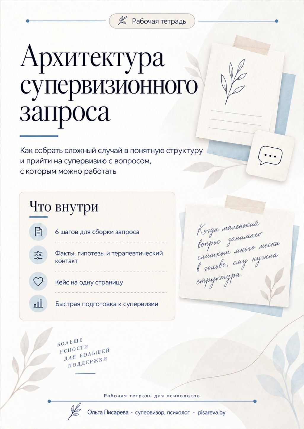 Архитектура супервизионного запроса